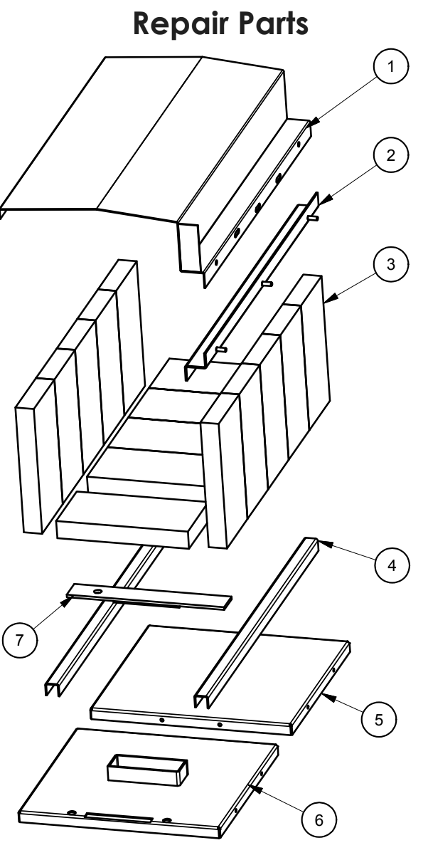 Repair Parts 3 Diagram and Parts List for BEC95E  US Stove Company Heater